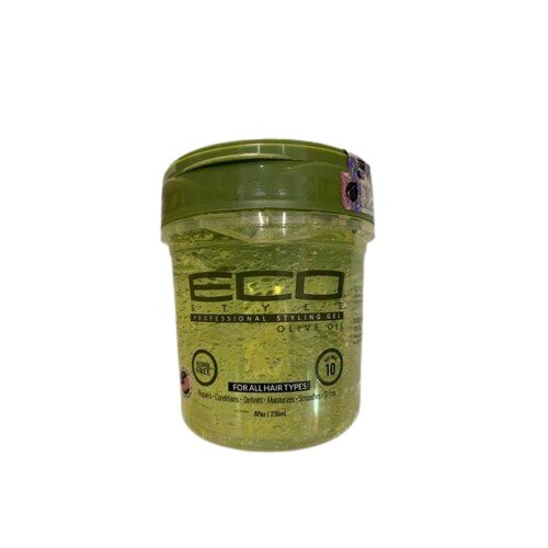 Eco Gel Eco Styler (Olive Oil) pour cheveux vert